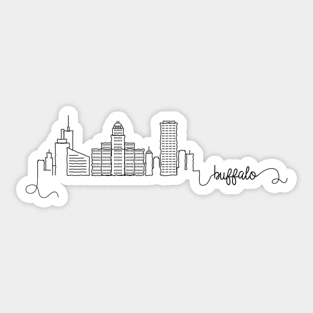 Buffalo City Signature Sticker by kursatunsal